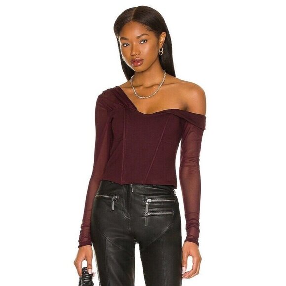 Bailey 44 Faith Top Burgundy Deep Red - Picture 6 of 6